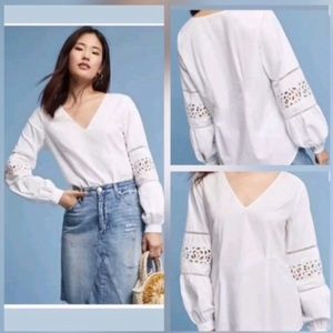 Maeve long sleeve top size 8